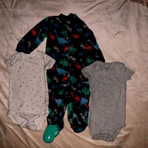 6 mos sizes, very soft fleece sleeper